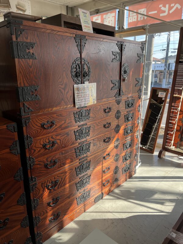 中古 岩谷堂箪笥 7段箪笥 ブラウン - ecola